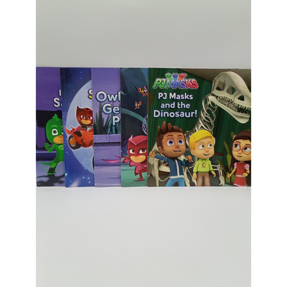PJ Masks Paperback Book Set Kids OS Mixed Good 5-Book Collection Simon Spotlight